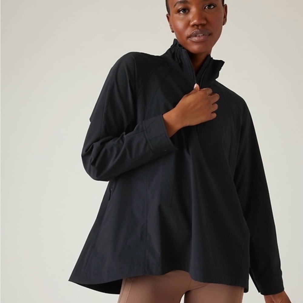 NWT Athleta advantage poplin top 1x